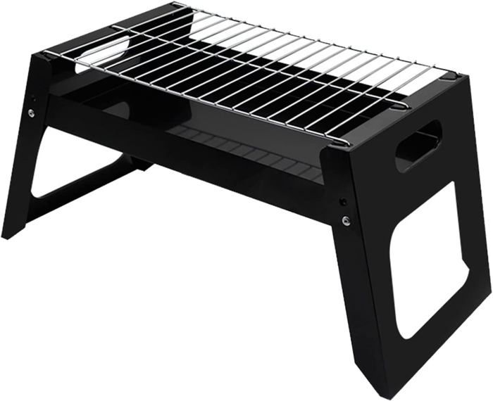 Barbecue Au Charbon de Bois, Barbecue Portable en Fer, Gril de Camping Barbecue Au Charbon de Bois, Barbecue Portable en Fer, Gril de Camping