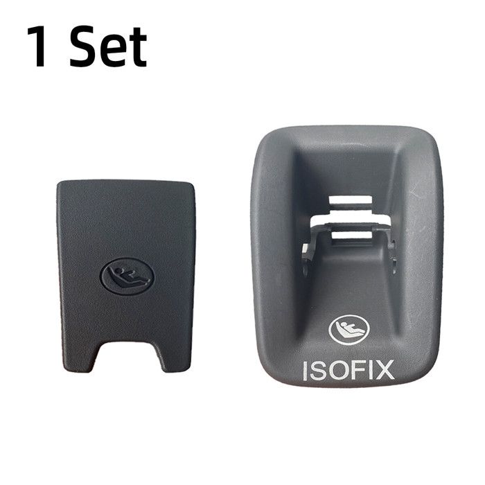 X AUTOHAUX Cache Ancre ISOFIX Siège Enfant Arrière BMW Noir - Compatible Série 1, 2, 3, X1 - Remplacement OE 52207319687
