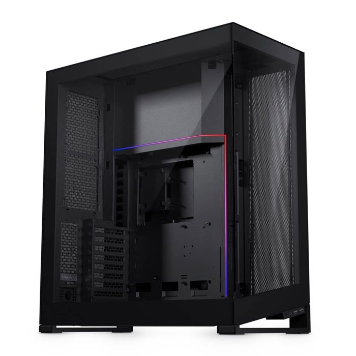 Boîtier PC GOLDEN FIELD Magician - Mid Tower ATX Avec Verre Trempé, 3 Ventilateurs RGB Bleus - Flux D'air Optimisé