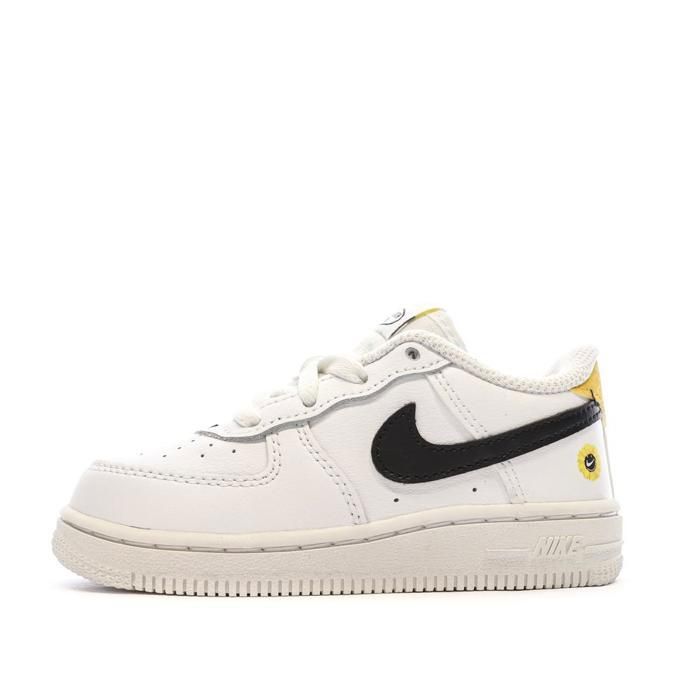 Baskets Blanche/Jaune Fille Nike Force Lv8 Blanc Cdiscount