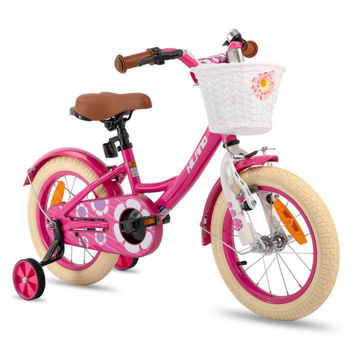 Vélo Enfant 12 Pouces CHERIREN – Acier Carbone, Stabilisateurs, Panier, Charge Max 80 Kg