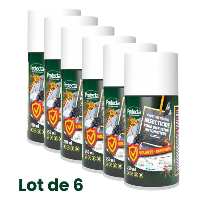 Lot de 6 recharges pour diffuseur dinsecticides