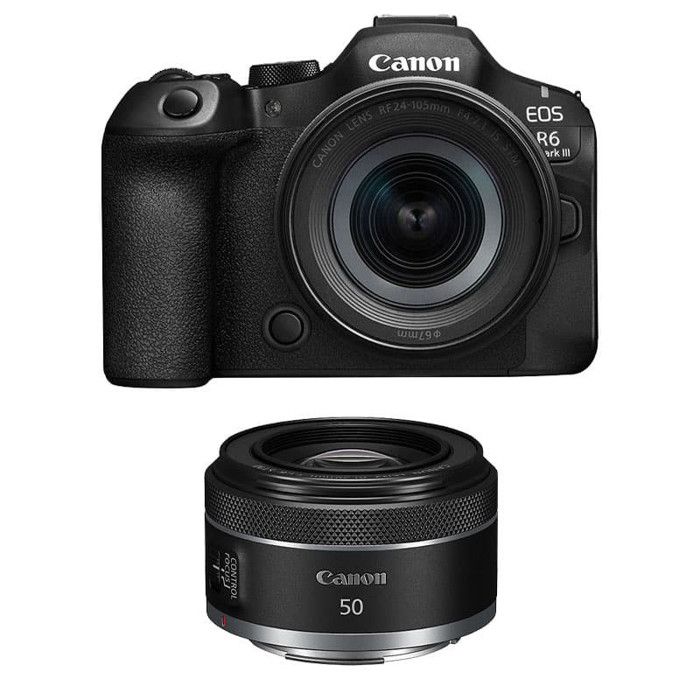 CANON EOS R6 MARK III + Objectif RF 24 105mm f4 7.1 IS STM + RF 50mm f1.8 STM Garanti - vue 2