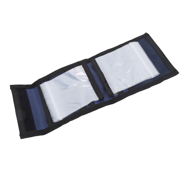 SALUTUYA Portefeuille de chef de pêche à la mouche Portefeuille Leader de Pêche à Mouche 10 Poches pour Tippet Sac de sport peche