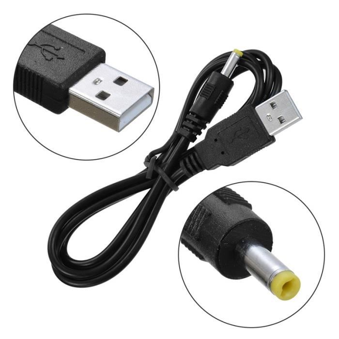Câble USB Vers DC 5V 1A - Prise Jack 2,5 Mm - Pour Poubelle Intelligente Et Autres Appareils