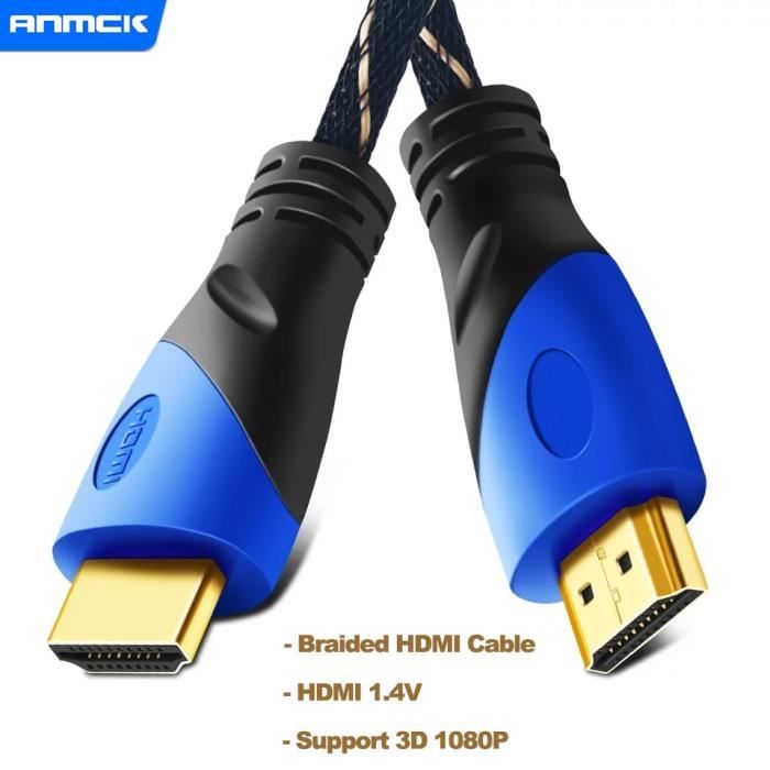 10m 4K HDMI 2 0V Câble HDMI 4K 2.0 8K 2.1 vers HDMI, Support Arc 3d HDR 4K 60Hz Ultra HD pour commutateur