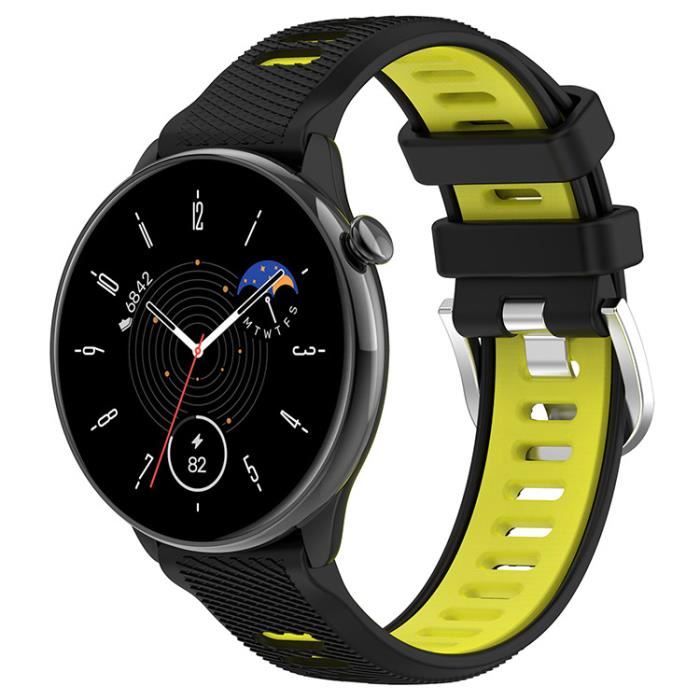 Bracelet de montre en silicone Pour Garmin Forerunner 220 230 235 630 620  735 645 Approach S20 S60 GPS Watch-Noir et rouge , - Achat/vente montre -  Cdiscount
