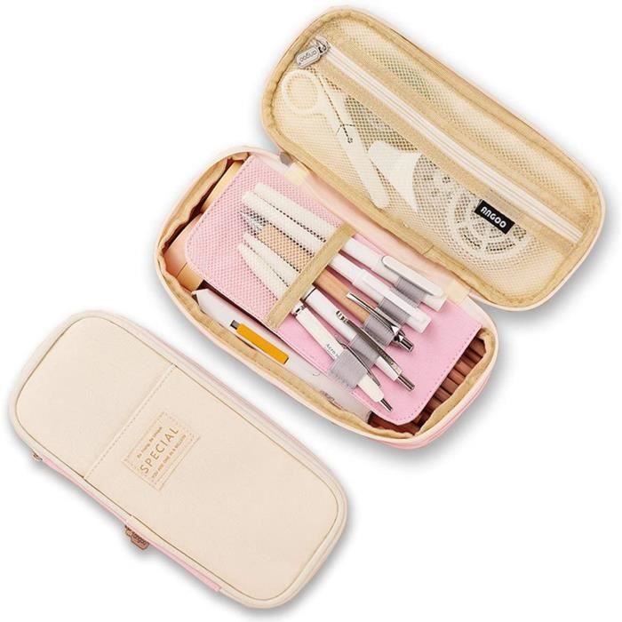 PHOGARY Trousse à Crayons Préppy à Paillettes Pour Filles, Sac De