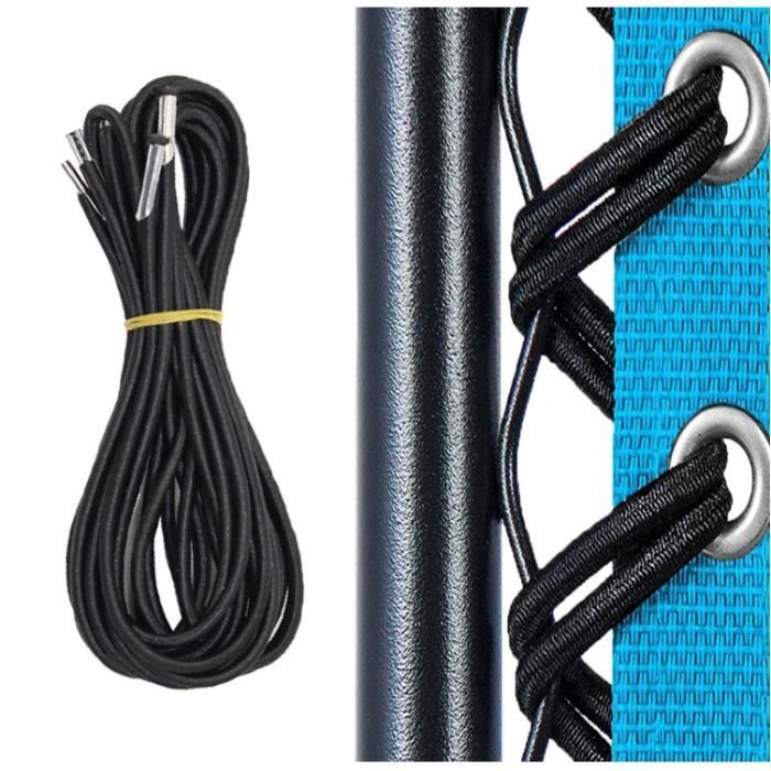 Corde de Remplacement - Universel - 4 Cordes Élastiques - Oxford Blanc - 2m et 1.35m