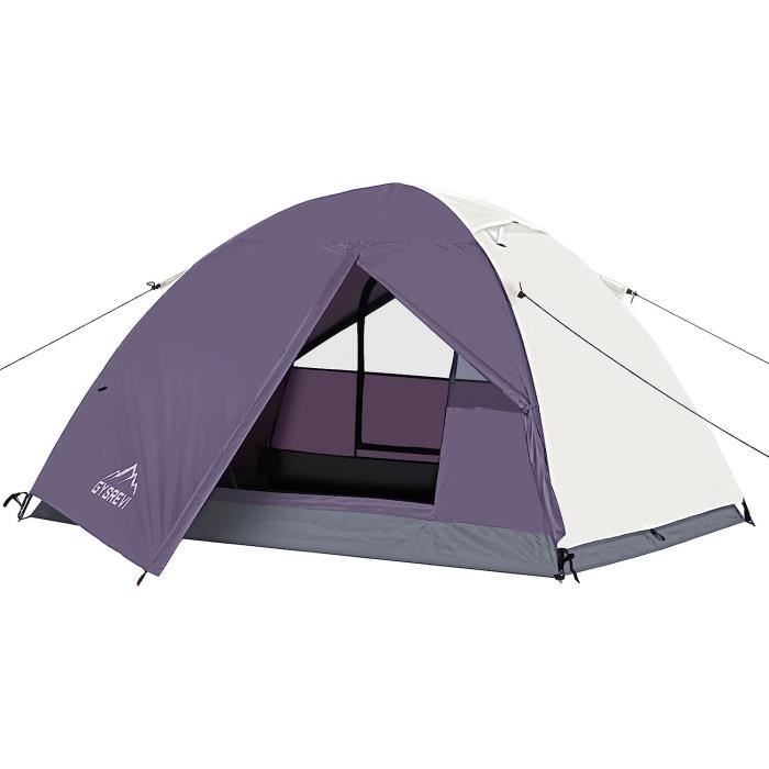 Tente De Camping 2-3 Personnes Gysrevi – Ultra-légère, 210x150x120 Cm, Polyester 190T/210D, Double Porte, Imperméable