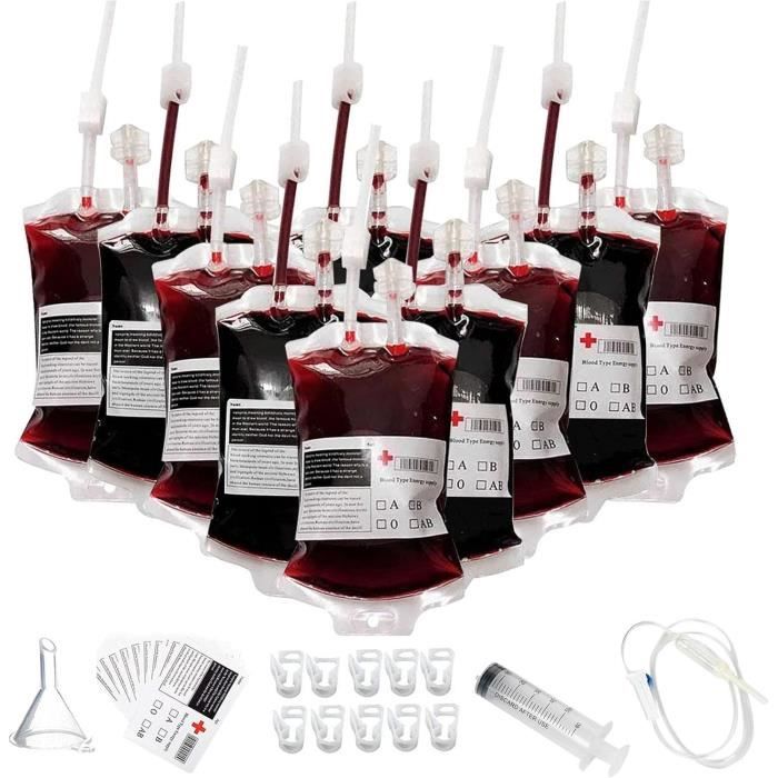 Pochettes Boissons Réutilisables RYBTD - Lot De 12 (250ml + 500ml) Anti-Fuite