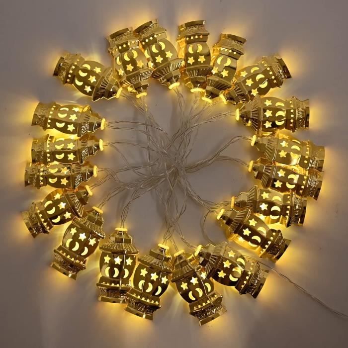 Guirlande lumineuse Led en plastique pour décoration du Ramadan