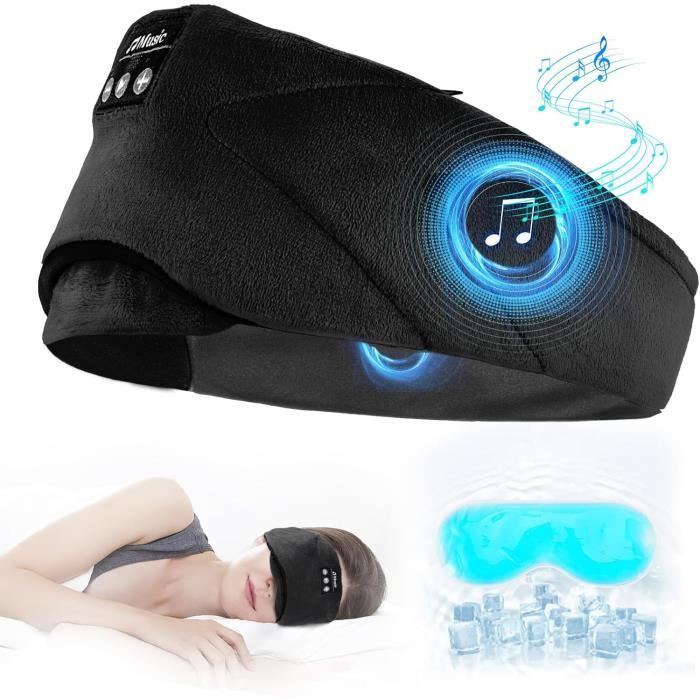 Masque De Sommeil Bluetooth Avec écouteurs Intégrés - Casque élastique Confortable - Neuf Sans Marque
