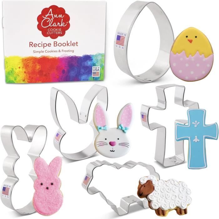 Ensemble d'emporte-pièces en forme d'animaux de Pâques célébrez Pâques avec  ce joli ensemble sur le thème des animaux qui com[H214] - Cdiscount Maison