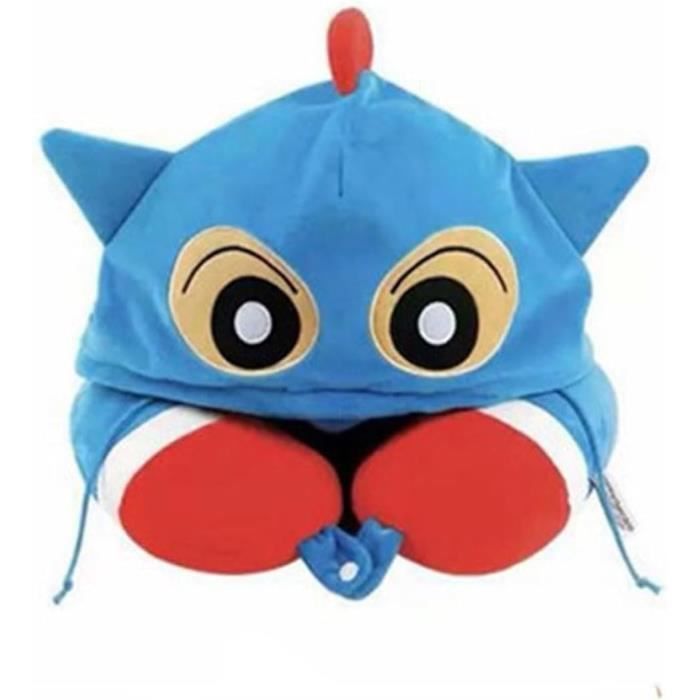 Oreiller De Voyage En Latex Naturel Forme U - Repose-tête Pour Avion, Train, Voiture - Housse Velours Douce - Kit Sommeil Déportable - Marque Haipai