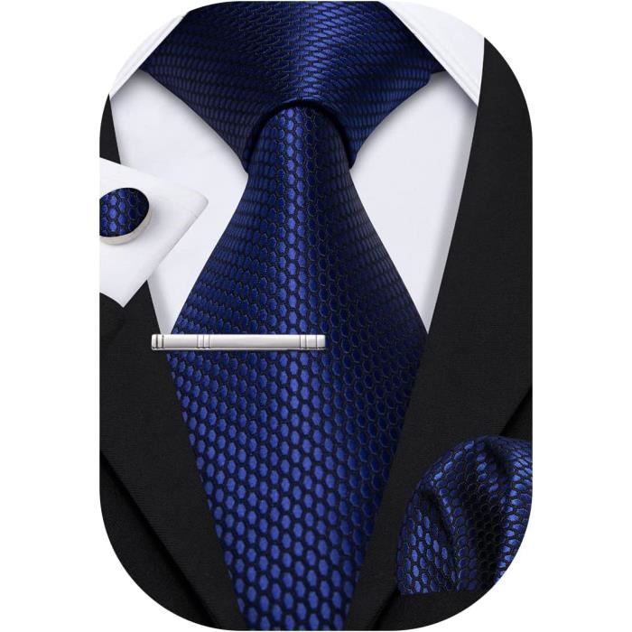 JEMYGINS Ensemble Cravate Et Mouchoir De Poche Homme - Largeur 6cm