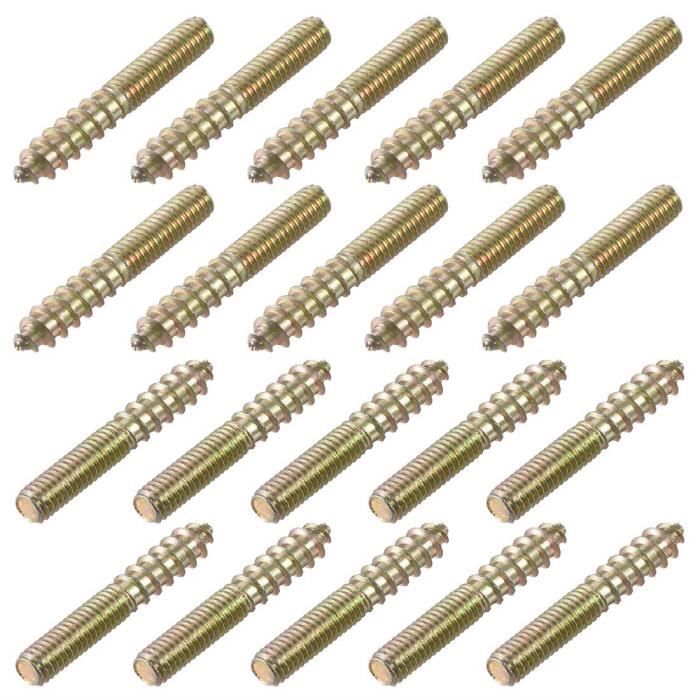 Lot De 20 Boulons Tête Carrée - Ancien Stock - 10x30 - Quincaillerie