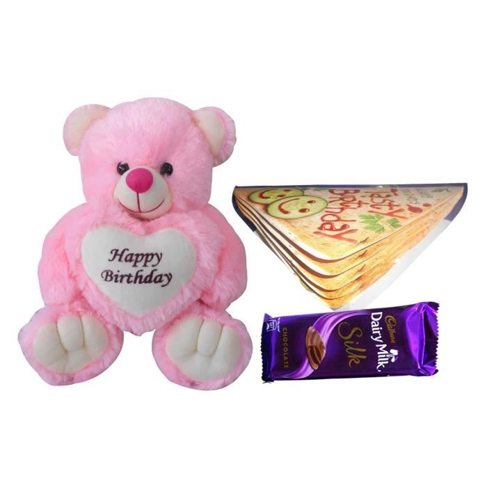Joyeux Anniversaire Teddy Avec Une Forme De Sandwich Carte De Voeux Et Chocolat Hr2bd Cdiscount Beaux Arts Et Loisirs Creatifs