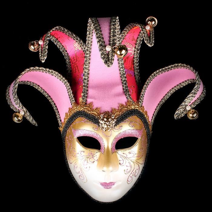 003D- Pink# Masque de fête du0027Halloween masque de maquillage