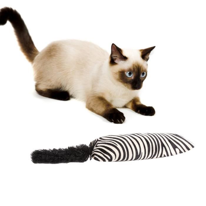 Chat Sac De Medecine Pour Animaux De Compagnie Jouet Interactif Chat Drole Baton Morsure Chat Jouet Motif Zebre 099 Cdiscount
