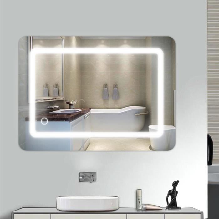 Miroir Salle De Bain Rond Led Achat Vente Pas Cher