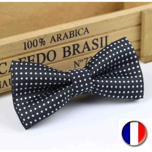 Noeud Papillon Bebe Enfant Bleu Fonce A Pois Blanc Cdiscount Pret A Porter