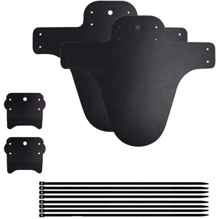Garde-Boue Vélo Carbone 2 Pièces - Pour VTT/Route, Léger 40g, Anti-Boue, Avec Attaches