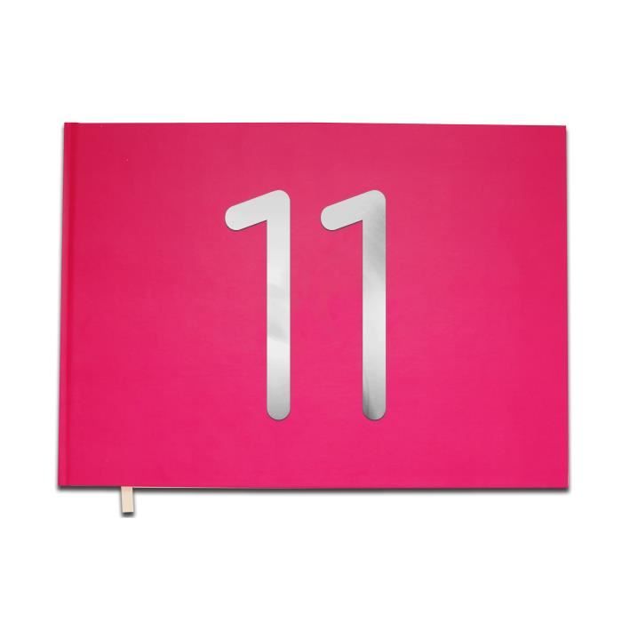 Livre D Or 11 Ans Anniversaire Mariage Retraite Lettres Chromees 100 Pages Qualite Premium Uttscheid Couleur Rose M Cdiscount Beaux Arts Et Loisirs Creatifs