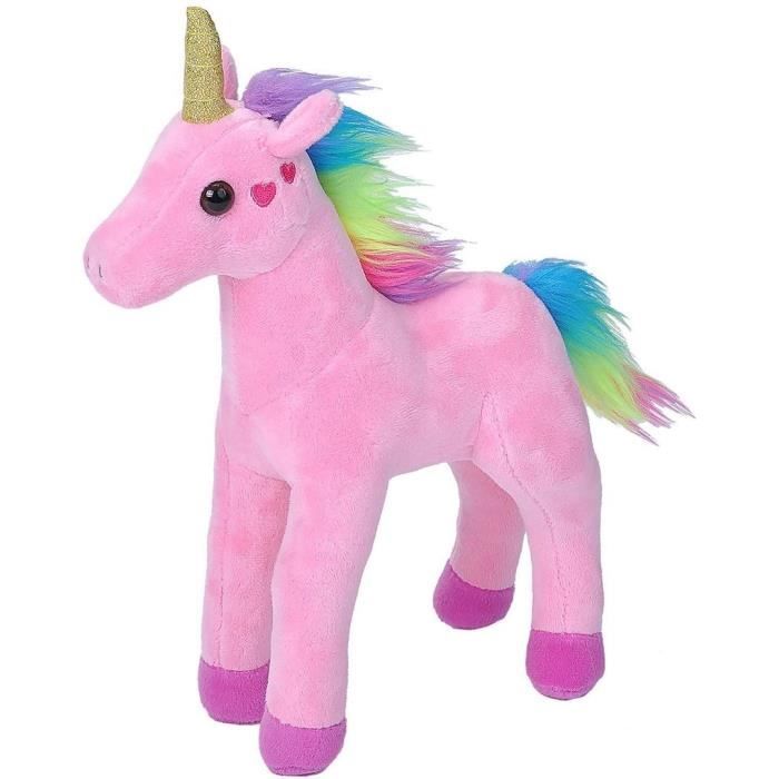 Peluche Licorne rose avec toiles 20 cm Wild Republic Cdiscount