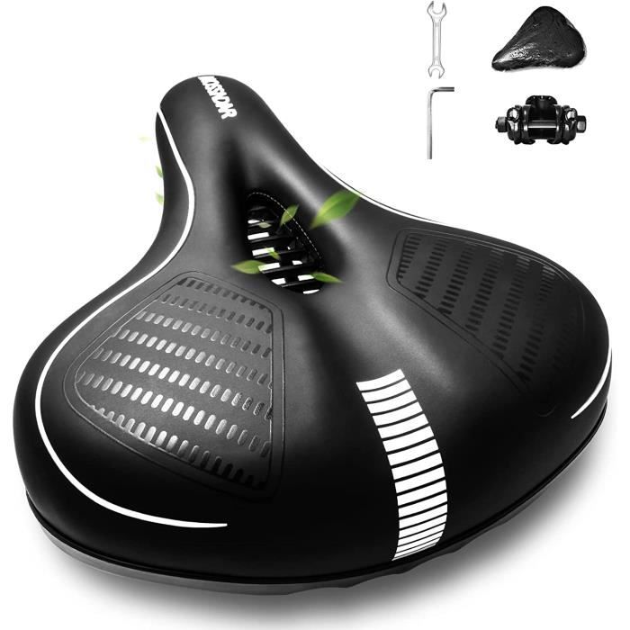 Selle Vélo Schwinn Confort – Sans Pression – Ergonomique – Large – Noire