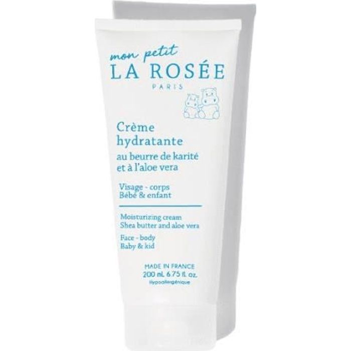 Crème hydratante visage et corps pour bébé La Rosée