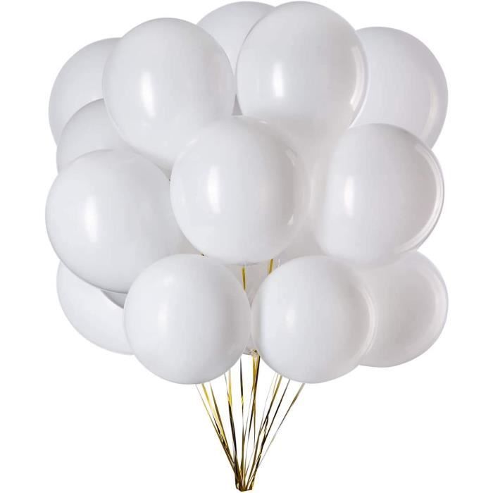 50 Ballons Latex 12 Pouces Hélium - Pour Anniversaire, Mariage, Baby Shower - Multicolores - 5