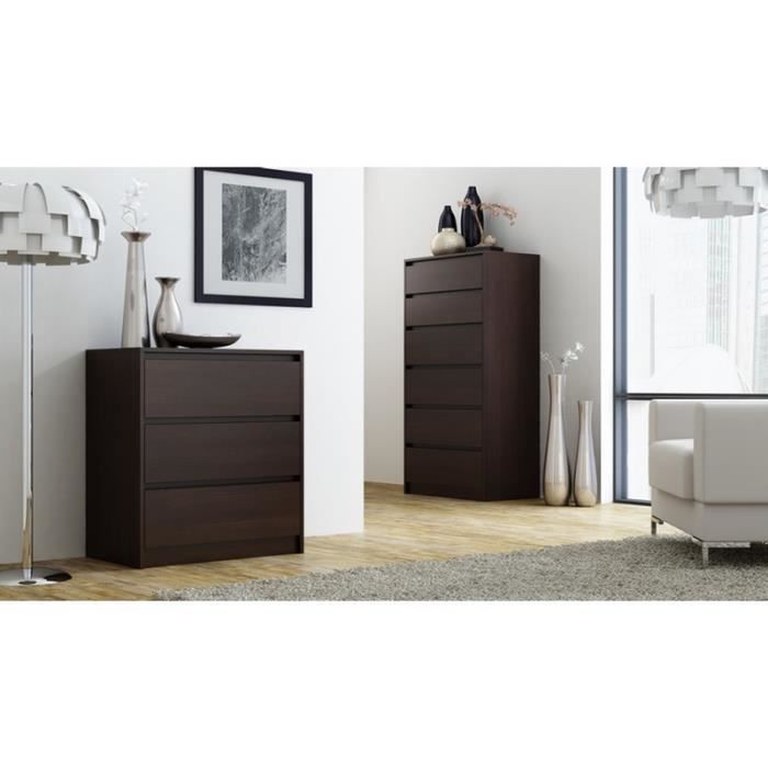Buffet Commode Clino 70 Cm Wenge Avec Tiroirs Style Scandinave Style Minimaliste Achat Vente Commode De Chambre Commode A Tiroirs Clino Cdiscount