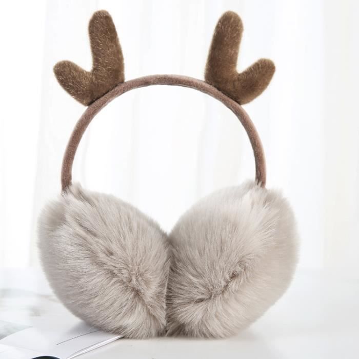 Cache-Oreilles,Enfants Cache Oreilles de 3D Cerf Mignon,Chaud