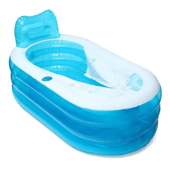 Tempsa Grand Baignoire Gonflable Portable Pr Adulte Enfant 1450 800 450mm Avec Pompe A Pied Achat Vente Baignoire Soldes Cdiscount