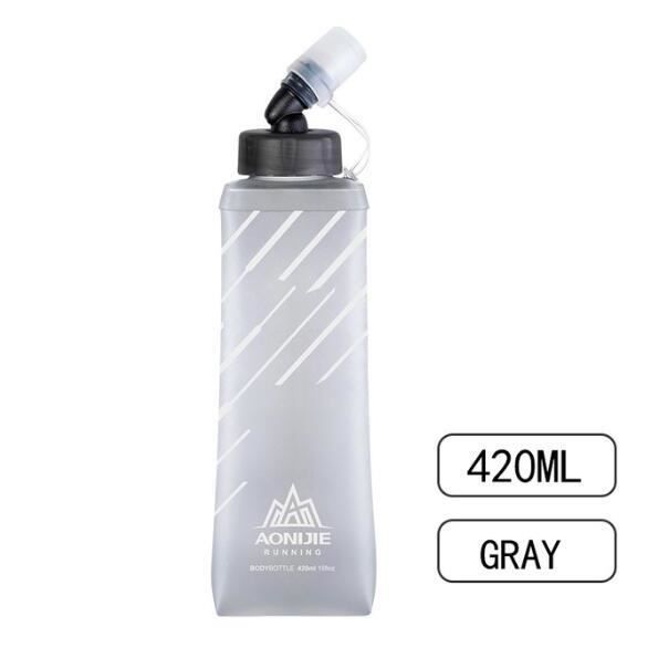 Gourde Souple TPU 500 Ml Pour Le Sport – Idéale Pour Le Camping, La Course Et Le Vélo ✨ P7L3
