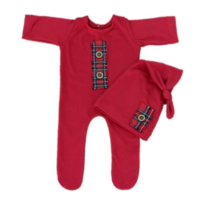 CM 01 0 1 mois Tenue de bebe accessoires de photographie nouveau ne combinaison de noel vetements de p Cdiscount Puericulture Eveil bebe