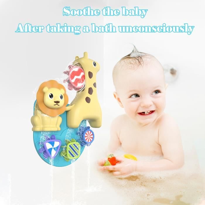 OR OR TU Jouet Bain Bébé, Jeu Bain Bebe avec Ventouses, Jeux à Glissière Jeux d'eau Rotatifs Watermill, Jouet de Douche et de Natation pour Bébé Enfant OR OR TU Jouet Bain Bébé, Jeu Bain Bebe avec Ventouses, Jeux à Glissière Jeux d'eau Rotatifs Watermill, Jouet de Douche et de Natation pour Bébé Enfant