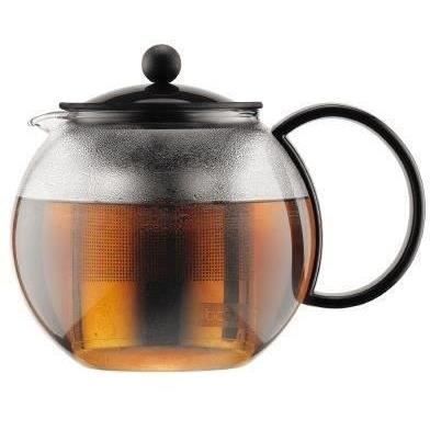 Théière à piston BODUM - ASSAM - couvercle plastique - filtre en inox - 1.0 l