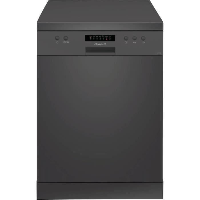 Lave-vaisselle pose libre BRANDT LVC137B - Induction - 13 couverts - L60cm  - 47dB - Noir - Cdiscount Electroménager