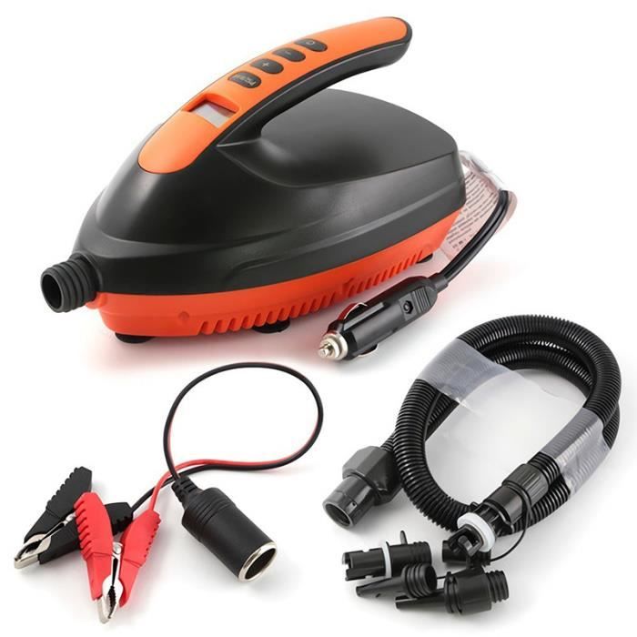 Pompe à Air Électrique SUP - Batterie 12000mAh - Gonflage/Dégonflage Auto - 20PSI - Pour Paddle, Kayak, Bateau