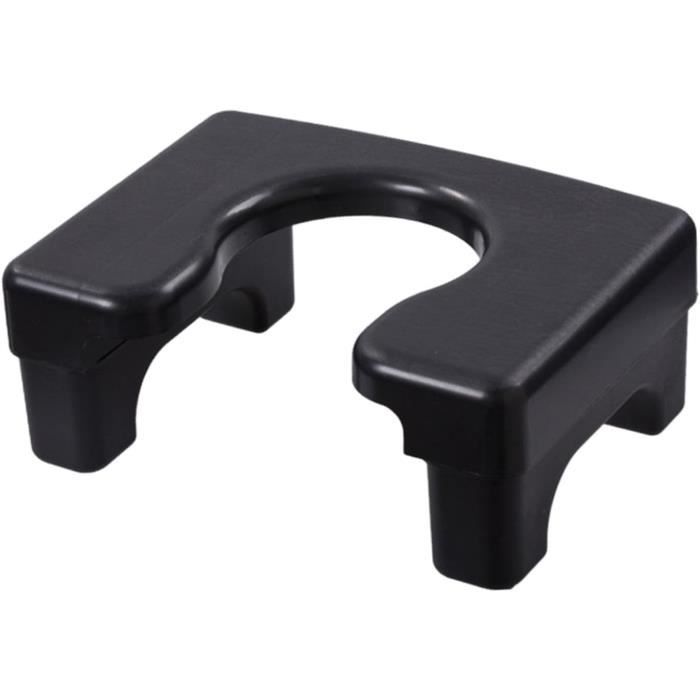 Tabouret Transparent Antidérapant Pour Salle De Bain - 37x21,5x15,5 Cm - PET - Repose-pieds WC Ou Douche