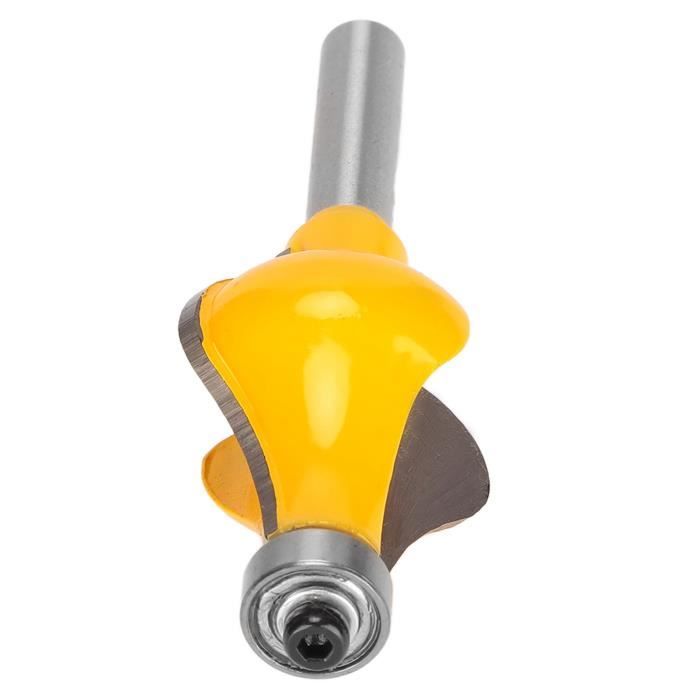 Mothinessto Mèche De Routeur De Main Courante 2 Pièces 8mm Tige Main