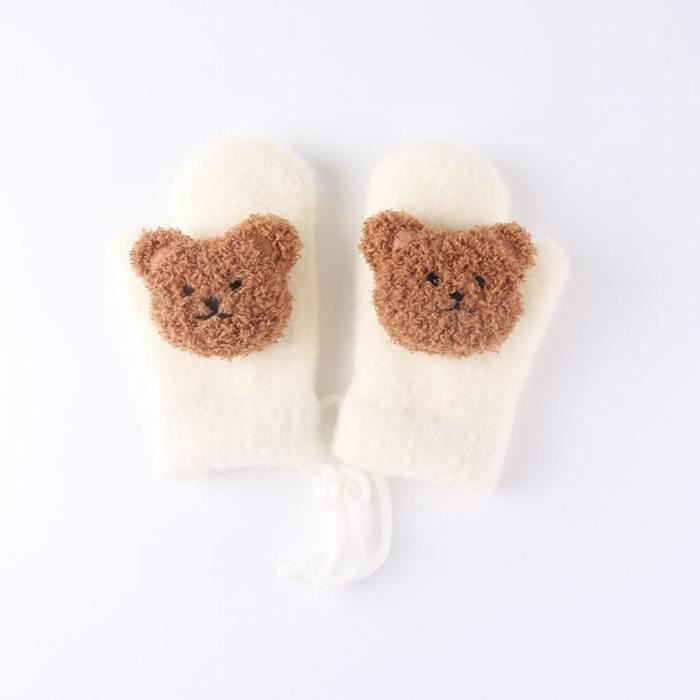 Gant - mitaine,Gants de patte de chat en peluche pour femmes et filles