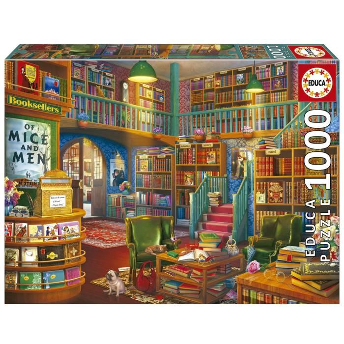 Puzzle 1000 pièces : Librairie