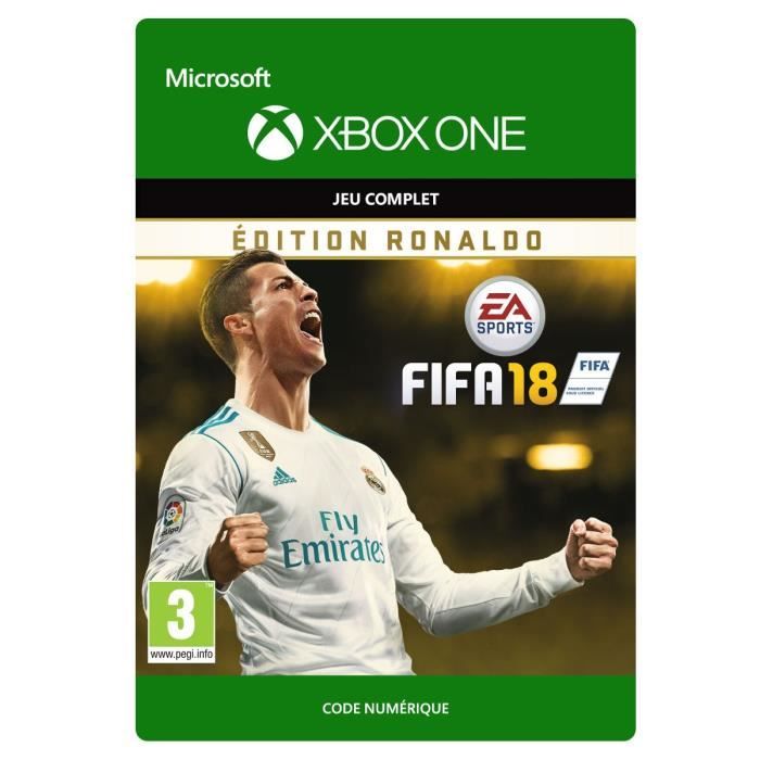 Fifa 18 Edition Ronaldo Jeu Xbox One A Telecharger Cdiscount Jeux Video