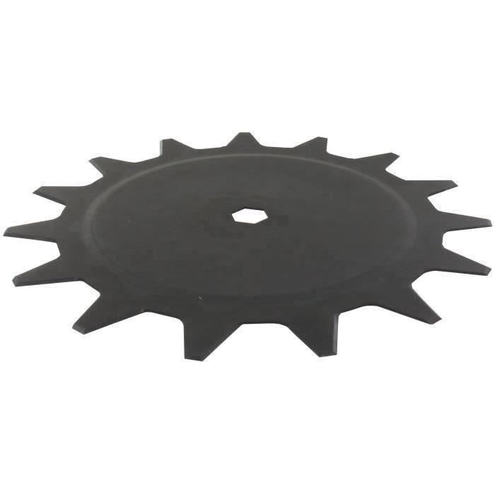 Lame inférieure 15 dents pour système de coupe à lames contre-rotatives universel