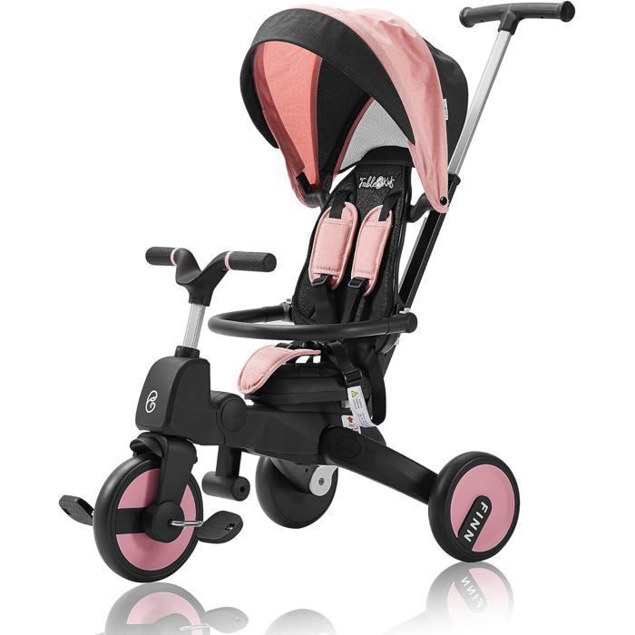 FableKids Tricycle 7in1 Enfant Tricycle Enfant Guidon vélo bébé