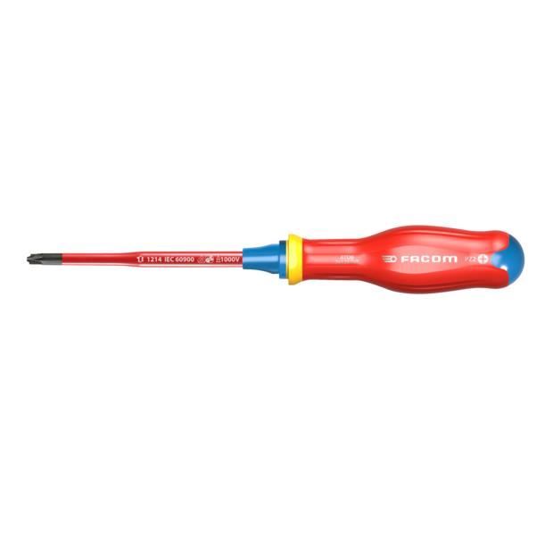 Tournevis Protwist® Borneo® 6 x 125 mm pour vis Pozidriv® longueur totale 245 mm - FACOM - ATDB2X125TVE