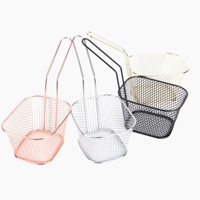 Panier à Friture En Inox – Friteuse Avec Panier Filtrant, 1,8 L, Pour Frites Et Beignets
